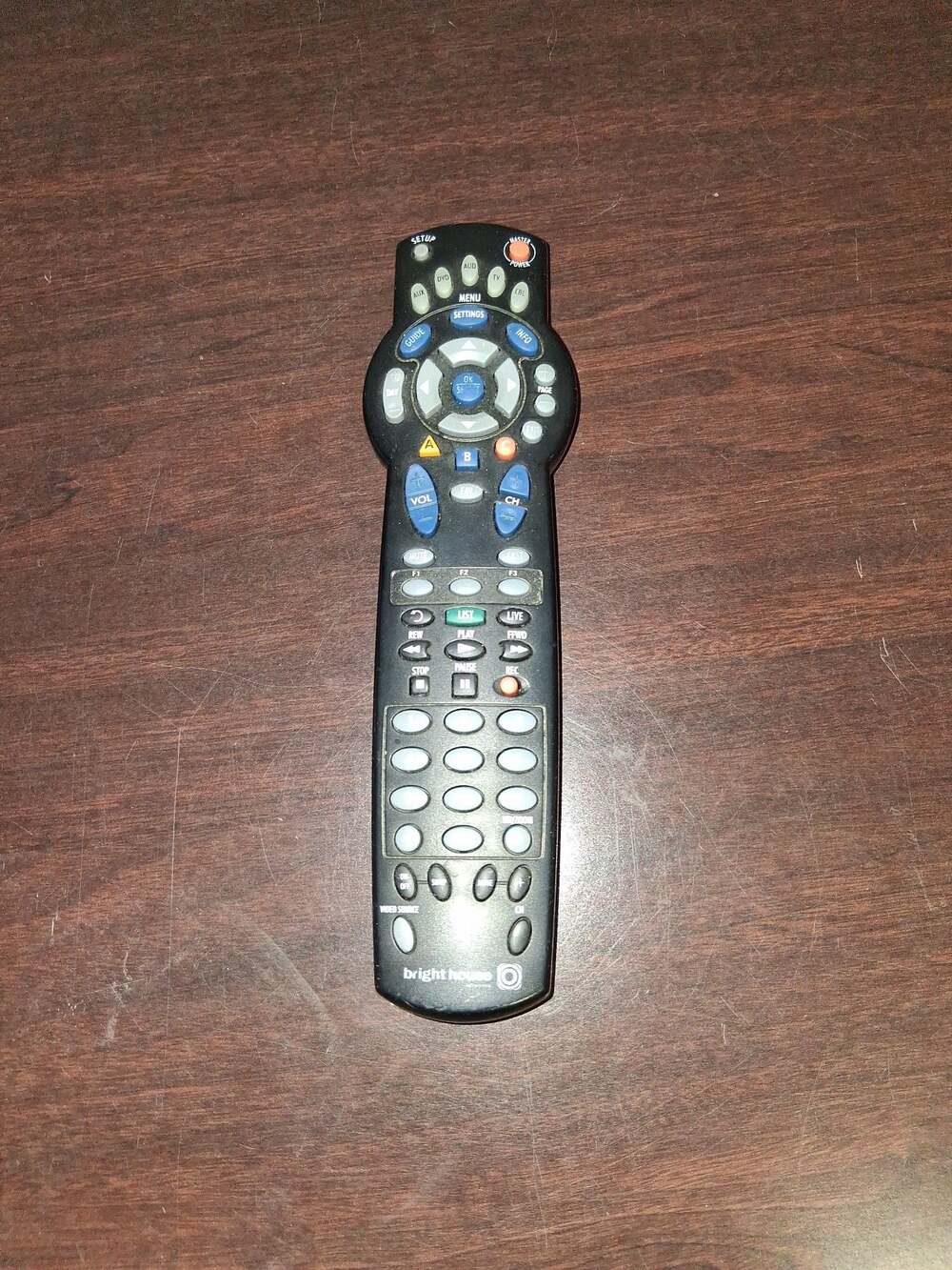 Bright House Networks Atlas OCAP 5-Device Universal Cable Remote Control 1056B01